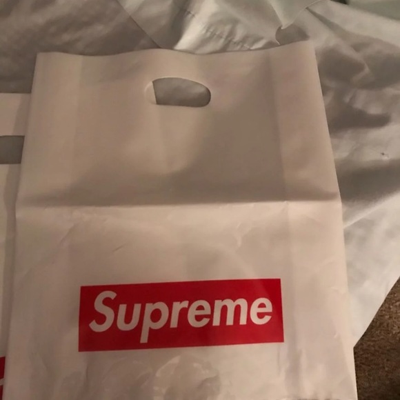 3 Supreme Bags and 3 Supreme Stickers *Authentic* - Picture 2 of 3